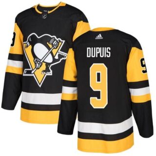 Youth Pittsburgh Penguins #9 Pascal Dupuis Black Home Authentic Stitched NHL Jersey