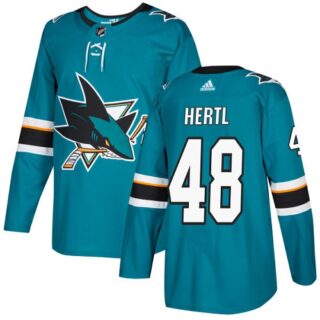 Youth San Jose Sharks #48 Tomas Hertl Teal Home Authentic Stitched NHL Jersey