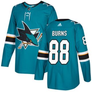 Youth San Jose Sharks #88 Brent Burns Teal Home Authentic Stitched NHL Jersey