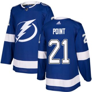 Youth Tampa Bay Lightning #21 Brayden Point Blue Home Authentic Stitched NHL Jersey