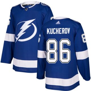Youth Tampa Bay Lightning #86 Nikita Kucherov Blue Home Authentic Stitched NHL Jersey