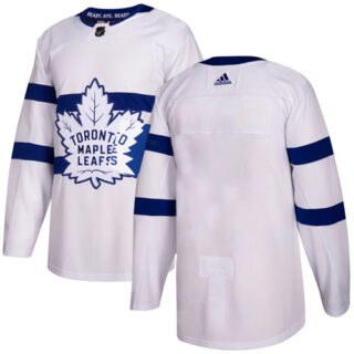 Youth Toronto Maple Leafs Blank White Authentic 2018 Stadium Series Stitched NHL Jersey