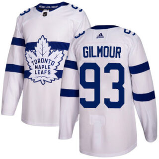 Youth Toronto Maple Leafs #93 Doug Gilmour White Authentic 2018 Stadium Series Stitched NHL Jersey