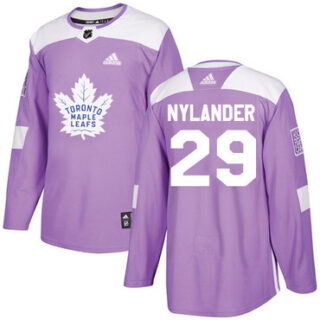 Youth Toronto Maple Leafs #29 William Nylander Purple Authentic Fights Cancer Stitched NHL Jersey