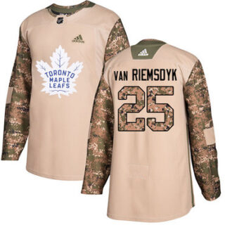 Youth Toronto Maple Leafs #25 James Van Riemsdyk Camo Authentic 2017 Veterans Day Stitched NHL Jersey