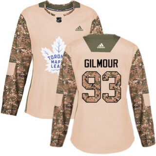 Women's Toronto Maple Leafs #93 Doug Gilmour Camo Authentic 2017 Veterans Day Stitched NHL Jersey