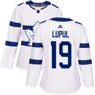 Women's Toronto Maple Leafs #19 Joffrey Lupul White Authentic 2018 Stadium Series Stitched NHL Jersey