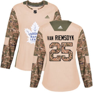 Women's Toronto Maple Leafs #25 James Van Riemsdyk Camo Authentic 2017 Veterans Day Stitched NHL Jersey