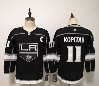 Youth Los Angeles Kings #11 Anze Kopitar Black Jersey