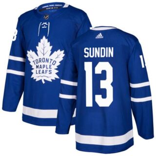 Youth Toronto Maple Leafs #13 Mats Sundin Blue Home Authentic Stitched NHL Jersey