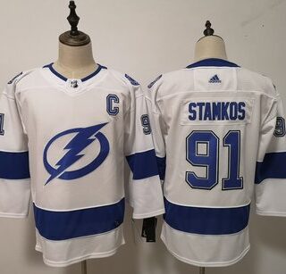 Women's Tampa Bay Lightning #91 Steven Stamkos White Jersey