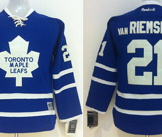Youth Toronto Maple Leafs #21 James van Riemsdyk Blue Jersey