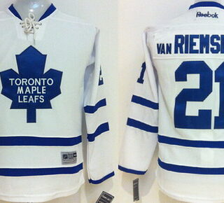 Youth Toronto Maple Leafs #21 James van Riemsdyk White Jersey