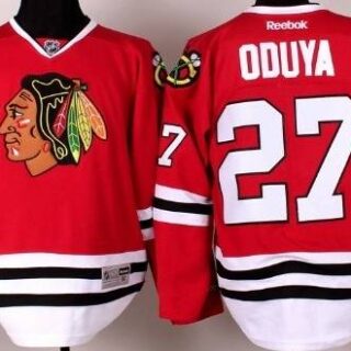 Youth Chicago Blackhawks #27 Johnny Oduya Red Jersey