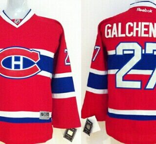 Youth Montreal Canadiens #27 Alex Galchenyuk Red Jersey