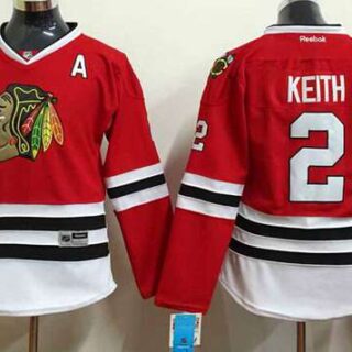 Women's Chicago Blackhawks #2 Duncan Keith Red Jersey