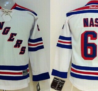 Youth New York Rangers #61 Rick Nash White Jersey