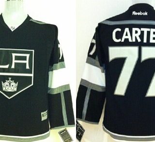 Youth Los Angeles Kings #77 Jeff Carter Black Jersey