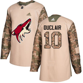 Youth Arizona Coyotes #10 Anthony Duclair Camo Authentic 2017 Veterans Day Stitched NHL Jersey