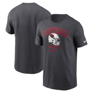 Men's Arizona Cardinals Anthracite Helmet Essential T-Shirt