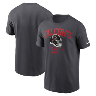 Men's Atlanta Falcons Anthracite Helmet Essential T-Shirt