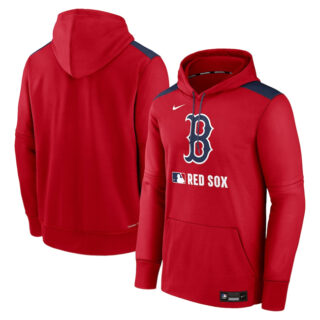 Men's Boston Red Sox Red Collection Performance Pullover Hoodie