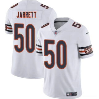 Men's Chicago Bears #50 Grady Jarrett White 2025 Vapor Stitched Football Jersey