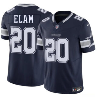 Men's Dallas Cowboys #20 Kaiir Elam Navy 2025 F.U.S.E Vapor Untouchable Limited Stitched Football Jersey