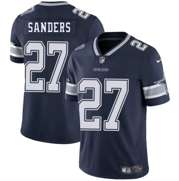 Men's Dallas Cowboys #27 Miles Sanders Navy Blue 2025 Vapor Untouchable Limited Stitched Football Jersey
