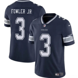 Men's Dallas Cowboys #3 Dante Fowler JR Navy Blue 2025 Vapor Untouchable Limited Stitched Football Jersey