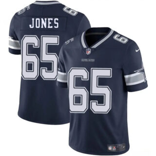 Men's Dallas Cowboys #65 Robert Jones Navy Blue 2025 Vapor Untouchable Limited Stitched Football Jersey