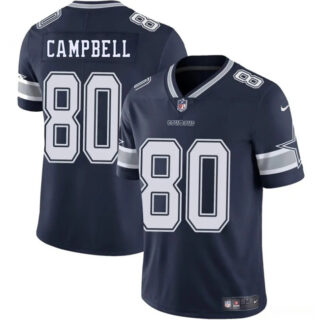 Men's Dallas Cowboys #80 Parris Campbell Navy Blue 2025 Vapor Untouchable Limited Stitched Football Jersey