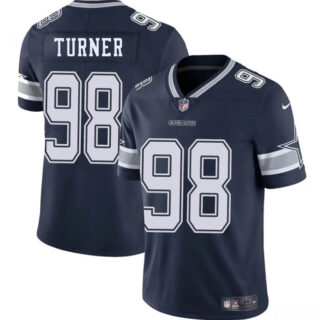 Men's Dallas Cowboys #98 Payton Turner Navy Blue 2025 Vapor Untouchable Limited Stitched Football Jersey
