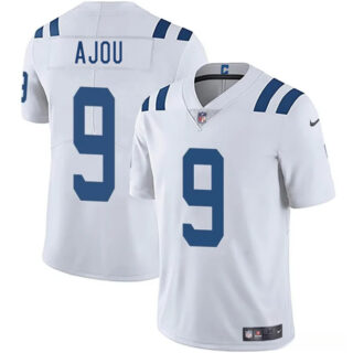 Men's Indianapolis Colts #9 Ajou Ajou White 2025 Vapor Limited Stitched Football Jersey