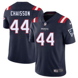 Men's New England Patriots #44 K'Lavon Chaisson Navy 2025 Vapor Limited Stitched Football Jersey