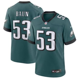 Men's Philadelphia Eagles #53 Zack Baun Green Vapor Limited Jersey