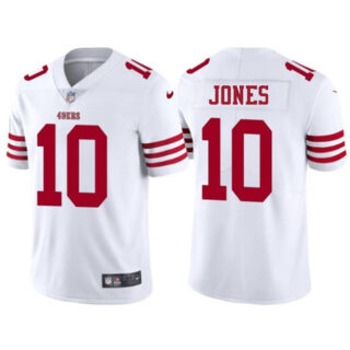 Men's San Francisco 49ers #10 Mac Jones White 2025 Vapor Untouchable Limited Stitched Football Jersey