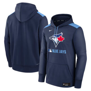 Men's Toronto Blue Jays Navy Collection Performance Pullover Hoodie