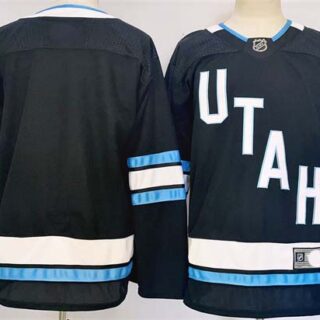 Men's Utah Hockey Club Blank Navy Stitched Jersey