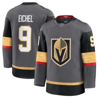 Men's Vegas Golden Knights Active Player Custom Grey 2024-25 Alternate Stitched Hockey Jersey