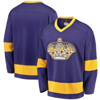 Men's Los Angeles Kings Blank Purple Adidas Stitched Hockey Jersey