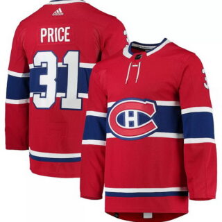 Men's adidas Carey Price Red Montreal Canadiens Home Primegreen Authentic Pro Player Jersey