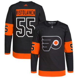 Philadelphia Flyers #55 Rasmus Ristolainen Black Alternate Authentic Pro Jersey