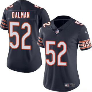 Women's Chicago Bears #52 Drew Dalman Navy 2025 Vapor Stitched Jersey(Run Small)