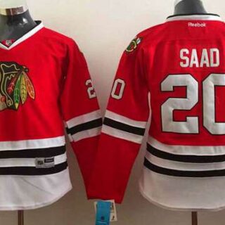 Women's Chicago Blackhawks #20 Brandon Saad Red Jersey