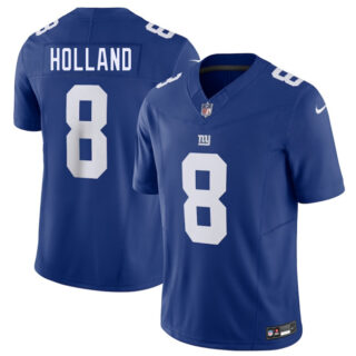 Men's New York Giants #8 Jevon Holland Blue 2025 F.U.S.E. Vapor Untouchable Limited Stitched Jersey
