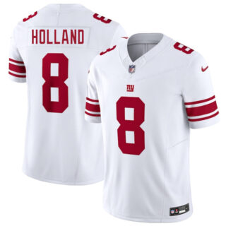 Men's New York Giants #8 Jevon Holland White 2025 F.U.S.E. Vapor Untouchable Limited Stitched Jersey