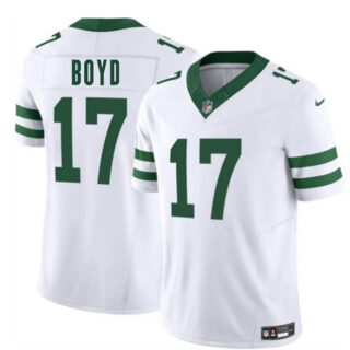 Men's New York Jets #17 Kris Boyd White 2025 F.U.S.E. Vapor Untouchable Limited Stitched Jersey