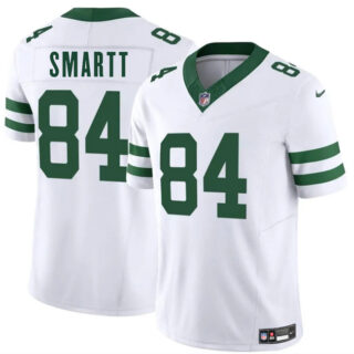 Men's New York Jets #84 Stone Smartt White 2025 F.U.S.E. Vapor Untouchable Limited Stitched Jersey