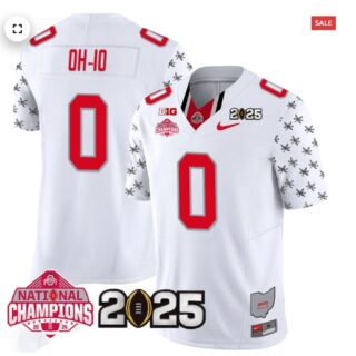 Men's Ohio State Buckeyes 2024 National Champions Limited Jersey N2 OH-IO 0